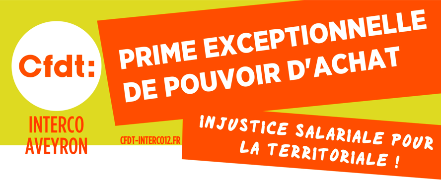 PRIME EXCEPTIONNELLE DE POUVOIR D’ACHAT