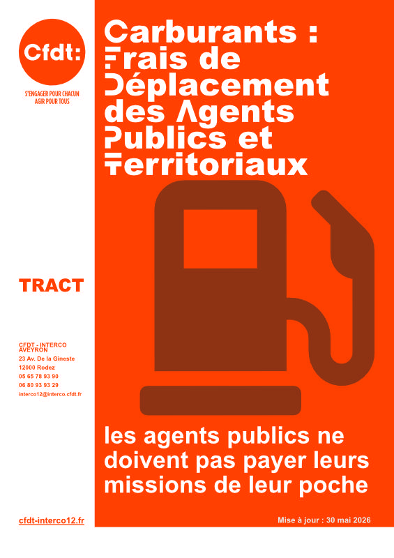Carburants&nbsp;: frais de déplacement des agents publics et territoriaux
