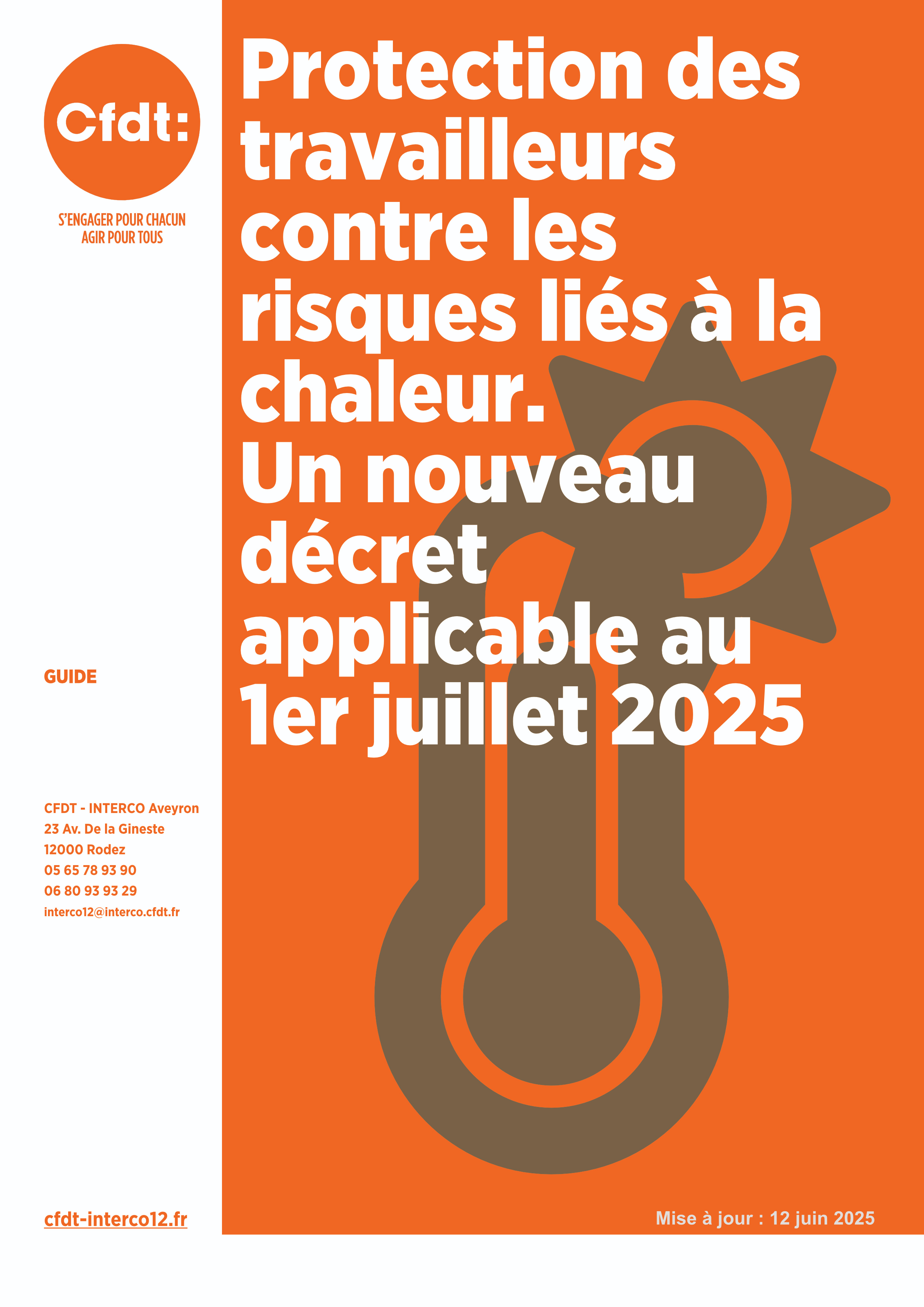 Protection des travailleurs contre les risques liés à la chaleur