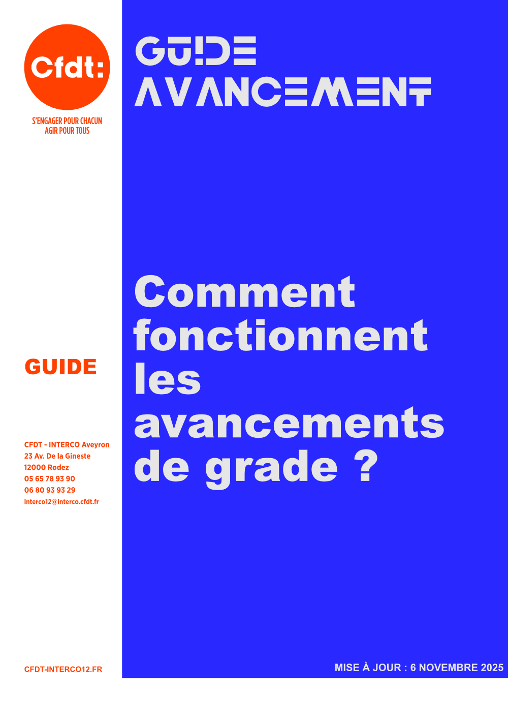 Comment fonctionnent les avancements de grade&nbsp;?