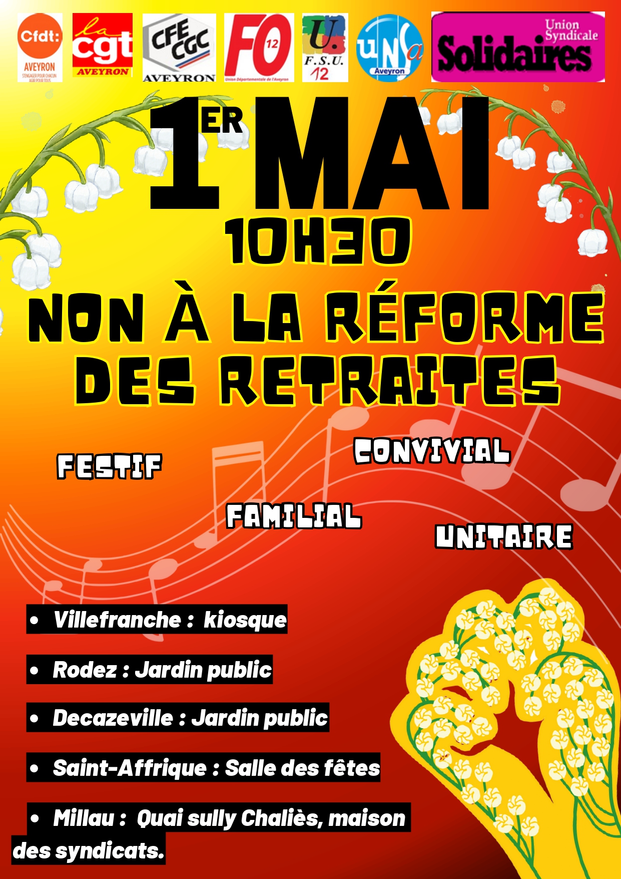MOBILISATIONS 1er MAI AVEYRON