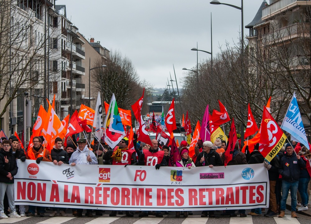 mobilisation Rodez du 19 Janvier contre la réforme des retraites