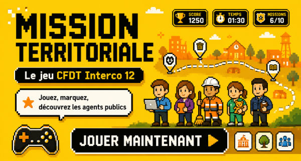 Mission territoriale - Le jeu CFDT Interco 12